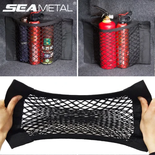 Car Trunk Mesh Storage Organizer