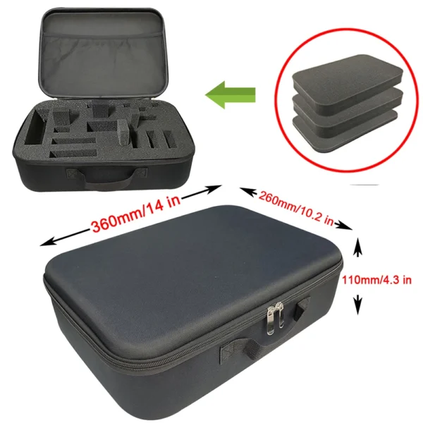 S01c60d90cbbd4907aecde76a8ce2b1b6j.webp Hard Travel Storage Case with Customizable Foam