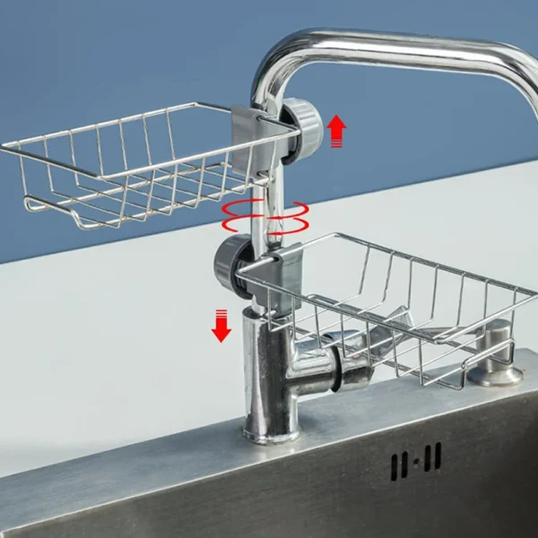 S08ad2750c68744a485586870c255bce4v.webp Flexible Faucet-Mounted Sink Storage Rack