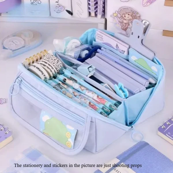 S09084ee3b58745c3841f0ae1add3c1fbT.webp Large Multi-Compartment Pencil Case