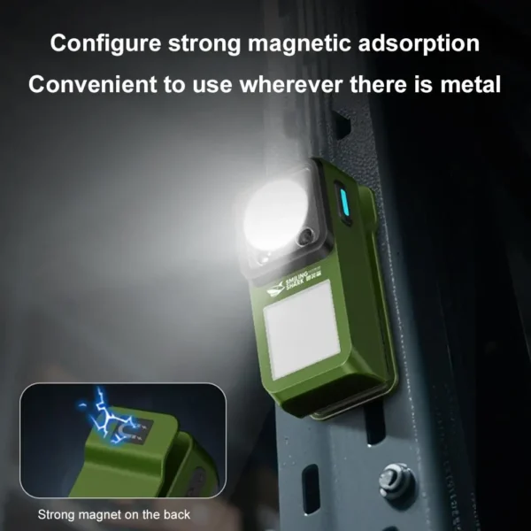 S0a2492f59cf0438ba70607448641305da.webp Rechargeable Magnetic Clip Flashlight