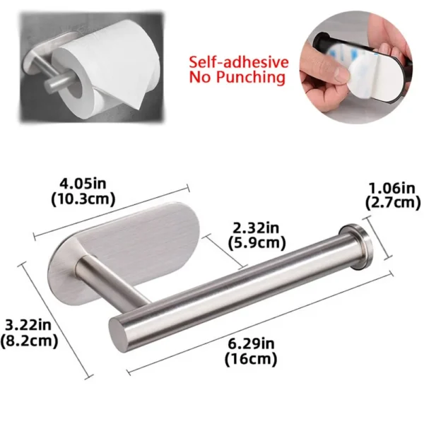 S0d6f2b0332834dbe9e651f70b4a3d4bb2.webp Adhesive Kitchen Paper Towel Holder