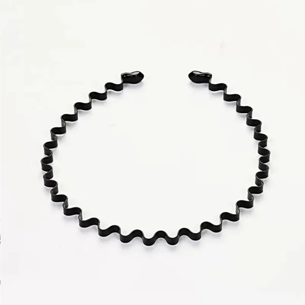Wavy Metal Hair Headbands