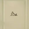Flat Metal Bathroom Wall Decoration