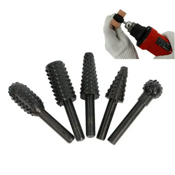 S167be01c84764a5f9ec91c9ef644c0c3A.webp Five-Piece Woodworking Drill Bit Set