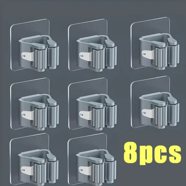 S1b5bb5fd566a43dd8cd1f2d8252b1c587.webp Wall-Mounted Mop and Broom Holder