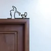 Flat Metal Bathroom Wall Decoration