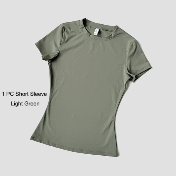 S32a47792b260438185ffc4f11b55811ek.webp Women's Short-Sleeve Workout and Leggings Set