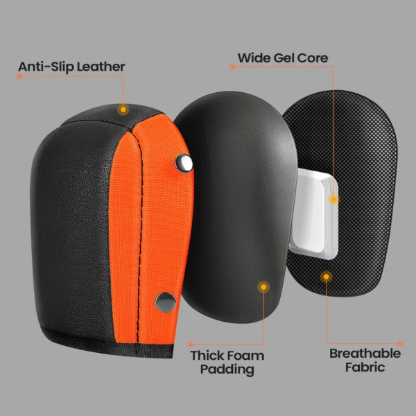 Foam-Padded Gardening Knee Pads