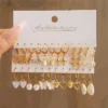 Geometric Hoop Earring Set