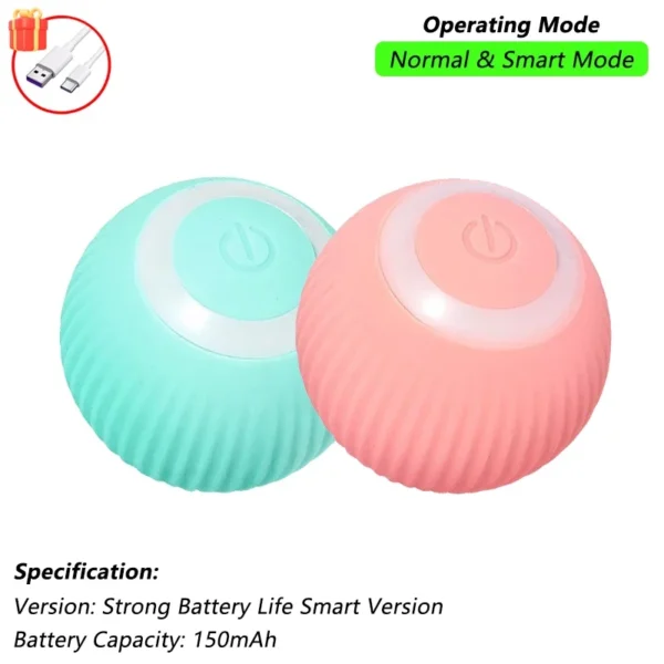 Rechargeable Rolling Cat Ball