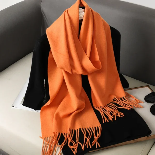 Fringed Winter Scarf