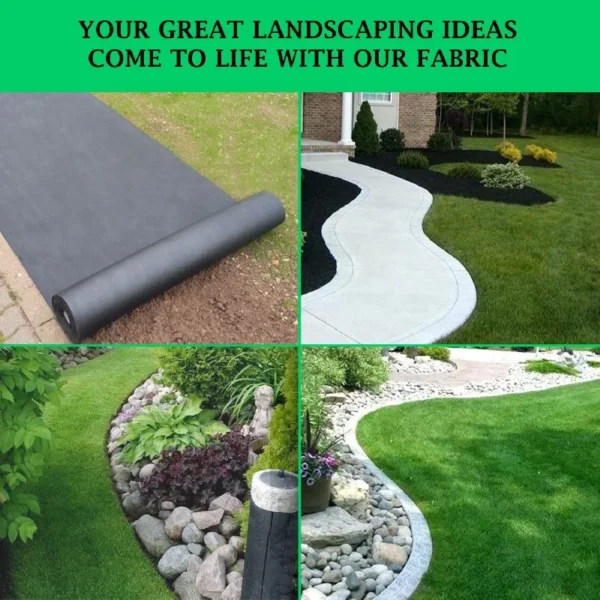 S372f539c46364e3e923207577cebd374z.webp Garden Landscape Weed Barrier Fabric