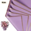 S39bb8ead7aa74be799d13484a251d345w.webp Gold-Edge Bouquet Wrapping Paper