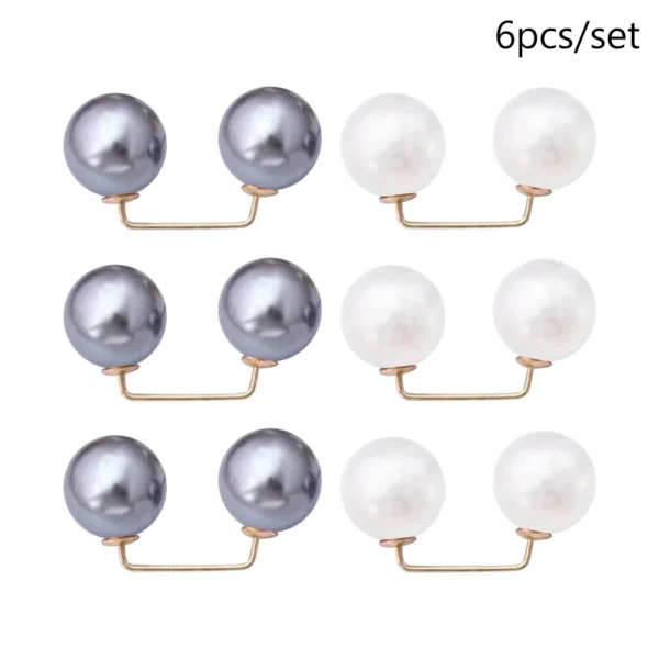 Decorative Pearl-Style Garment Pins
