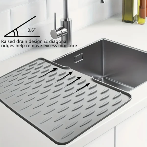 S3da4eb739e40440f95d5a827684405e5h.webp Silicone Sink and Countertop Drain Mat