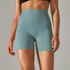 S41fba82e82804842ab91bb78bb107064s.webp Women's High-Waist Workout Shorts