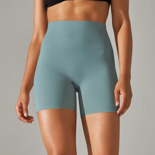 S41fba82e82804842ab91bb78bb107064s.webp Women's High-Waist Workout Shorts