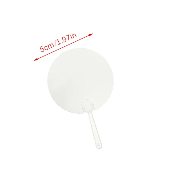 Blank Mini Fans for DIY Decorating