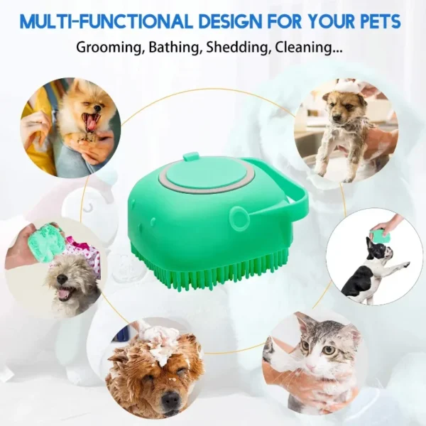 S4b15381c2c8143ab846a0ce8c076b43e8.webp Soft Pet Bathing and Shampoo Brush