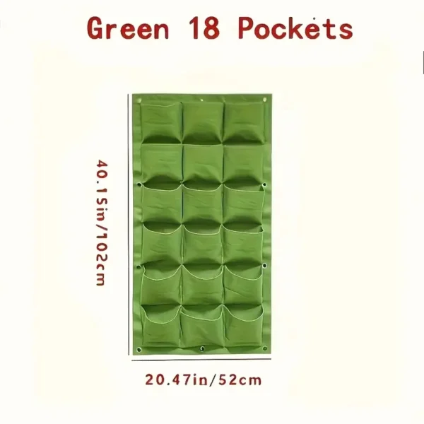 18-Pocket Hanging Vertical Garden Planter
