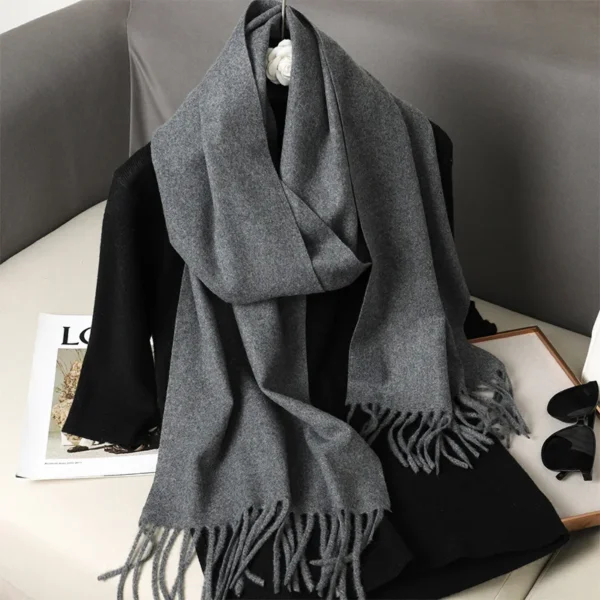 Fringed Winter Scarf
