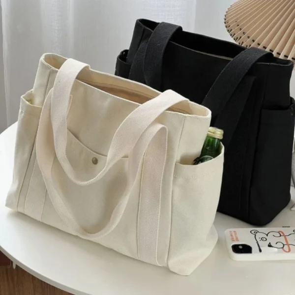 Canvas Book Tote