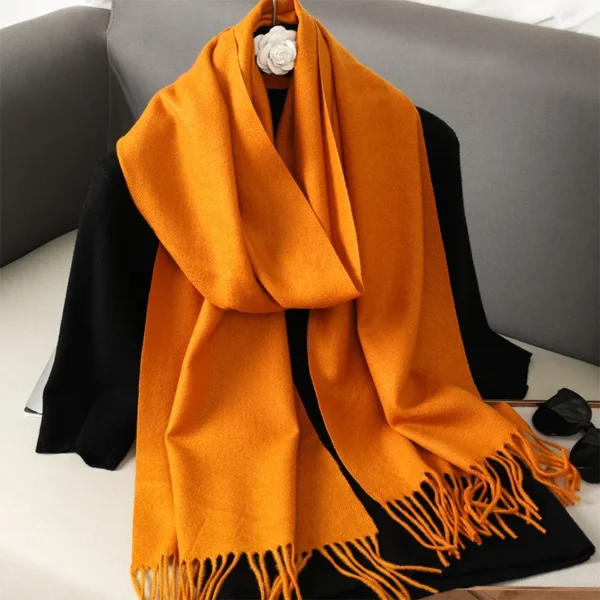 Fringed Winter Scarf