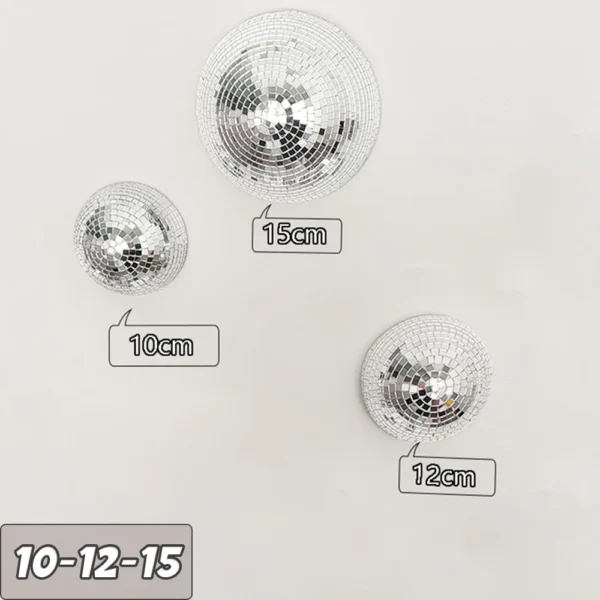 S668920b546194d04b055f1af9320c057u.webp Mirrored Wall Disco Ball Decoration