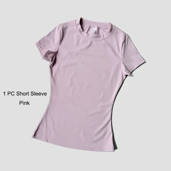 S68e5c9729aef4f6aa71c51dc9d9ec4e9F.webp Women's Short-Sleeve Workout and Leggings Set