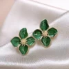S6c42bc6ac7d54d89a93220a1ad59ff91f.webp Red Flower Earrings