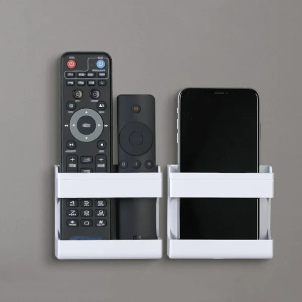 S6ff7299de58f4c6eb073e16eccab5ae6t.webp Wall-Mounted Remote Control and Phone Organizer