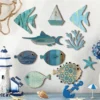 S707b0d5febfb4ebcb5c5a64f53f909afH.webp Wooden Coastal Ocean Wall Decoration Set