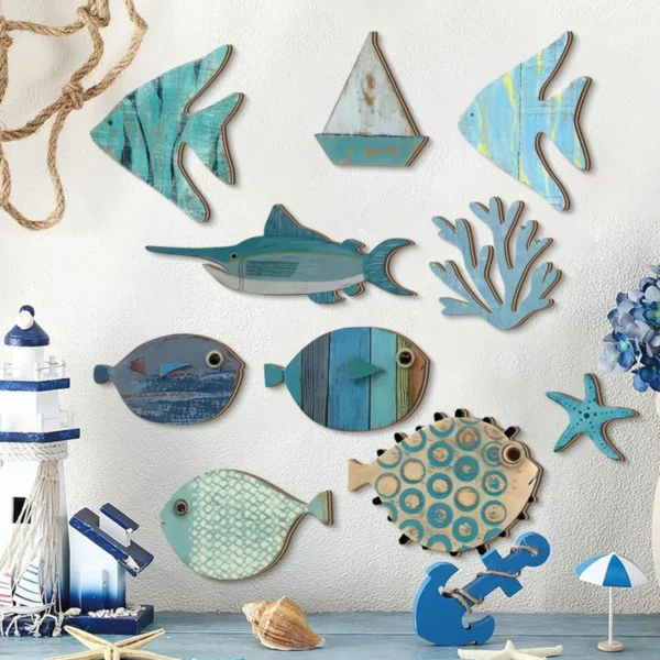 S707b0d5febfb4ebcb5c5a64f53f909afH.webp Wooden Coastal Ocean Wall Decoration Set