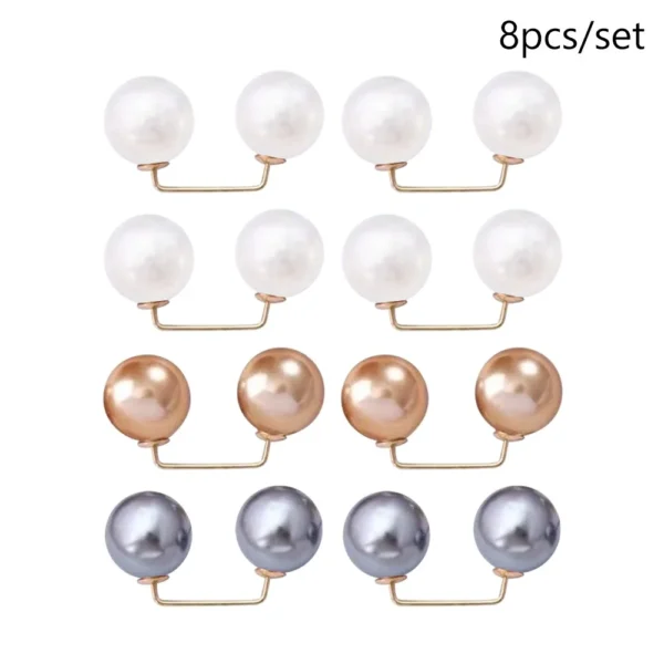 Decorative Pearl-Style Garment Pins