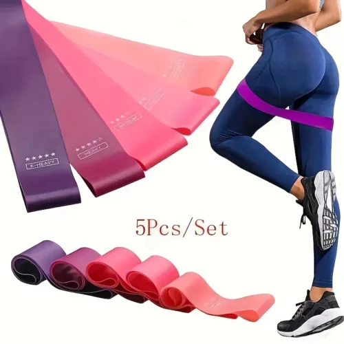 5-Piece Color Resistance Band Set