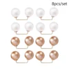 Decorative Pearl-Style Garment Pins