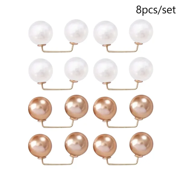 Decorative Pearl-Style Garment Pins