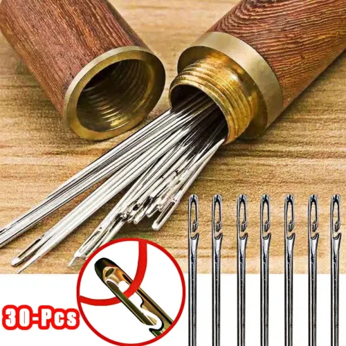 Self-Threading Sewing Needle Set