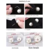 Decorative Pearl-Style Garment Pins