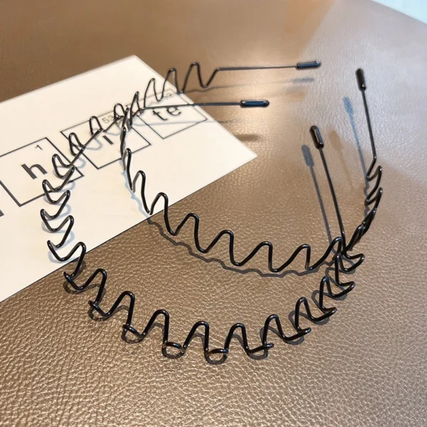 Wavy Metal Hair Headbands