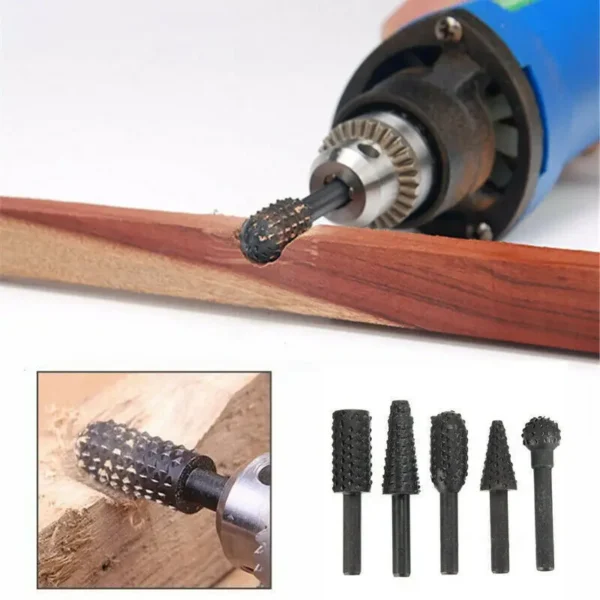 S85bda3da1a414b0f9a28e94407c7859b8.webp Five-Piece Woodworking Drill Bit Set