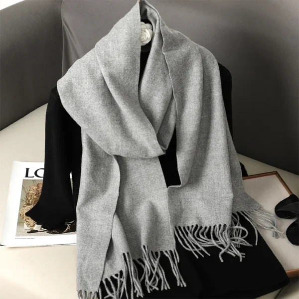 Fringed Winter Scarf