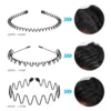 Wavy Metal Hair Headbands