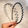 Wavy Metal Hair Headbands