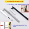 Adhesive Paper Towel and Toilet Roll Holder