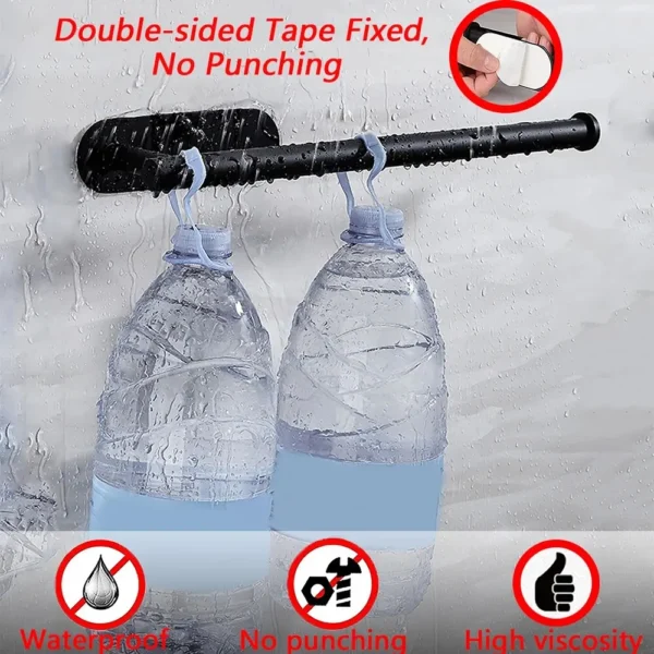 Adhesive Paper Towel and Toilet Roll Holder