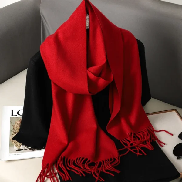 Fringed Winter Scarf