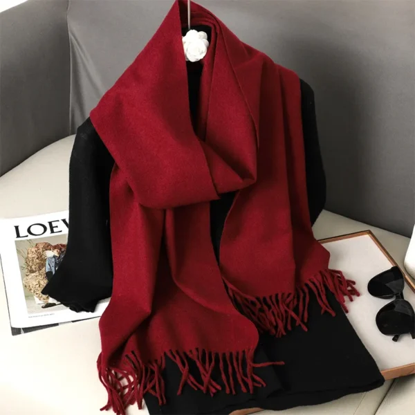 Fringed Winter Scarf