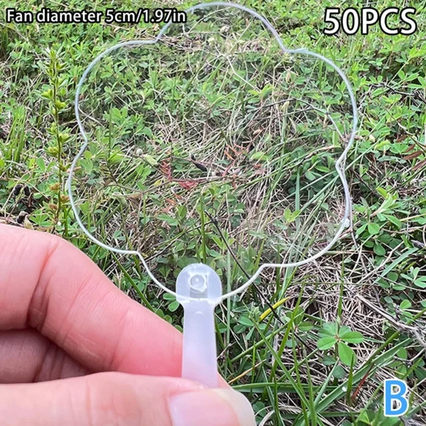 Blank Mini Fans for DIY Decorating